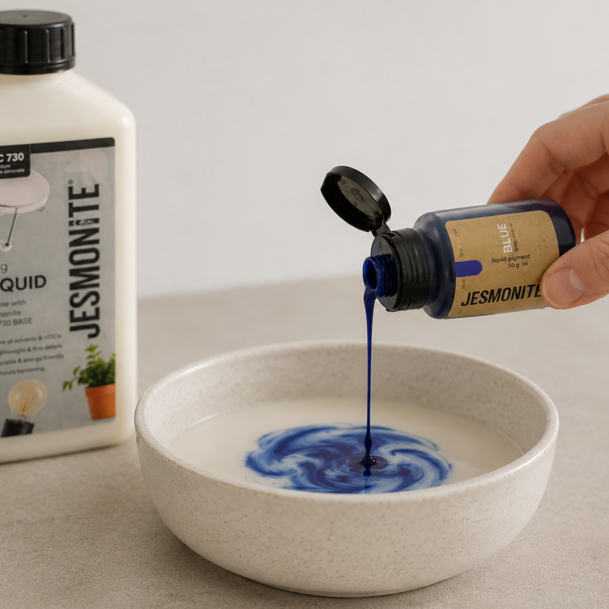 Jesmonite Pigment Blau 50 g | Farbpigment für Jesmonite