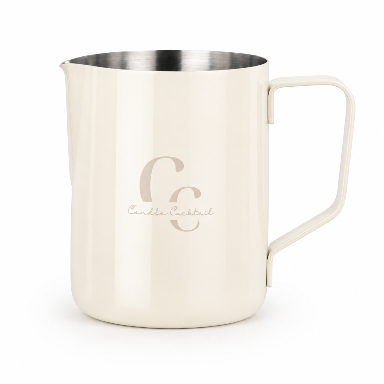 Schmelzkanne 600 ml | Cremeweiß | Candle Cocktail®