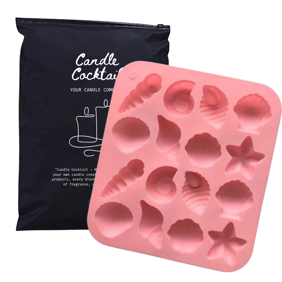 Kerzenform | Muschel-Matte | 13,2 x 17,7 cm | Candle Cocktail®