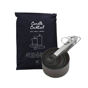 Stapelbare Messbecher | 8-teiliges Set | Schwarz