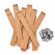 Holzdocht | Extra Dick | CALM | 13 x 120 mm | Inkl. Dochthalter | Candle Cocktail®