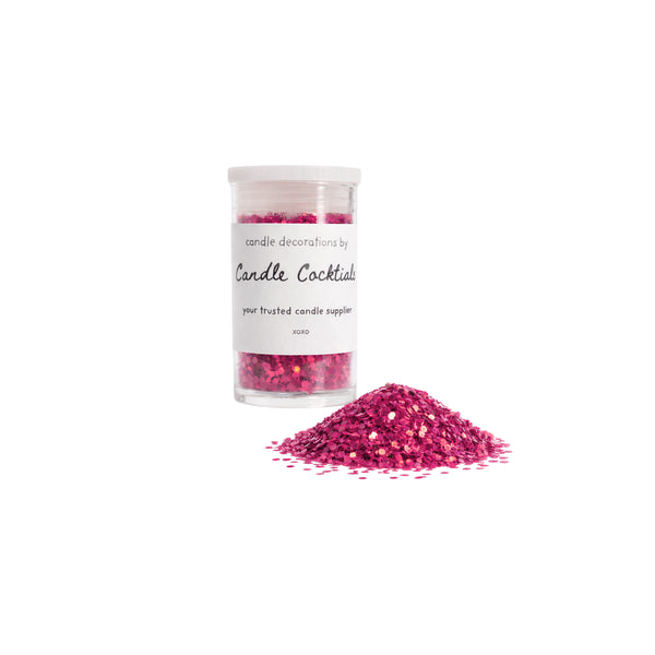 Chunky Glitzer | Fuchsia | Candle Cocktail® | #1