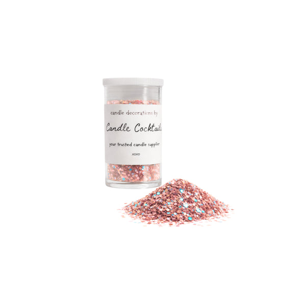 Chunky Glitzer | Hellrosa | Candle Cocktail® | #12