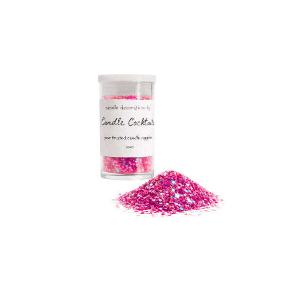 Chunky Glitzer | Barbie-Rosa | Candle Cocktail® | #13
