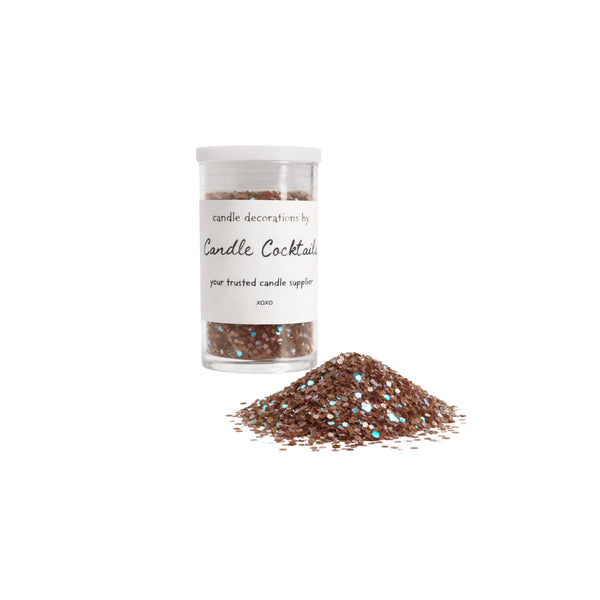 Chunky Glitzer | Braun | Candle Cocktail® | #18