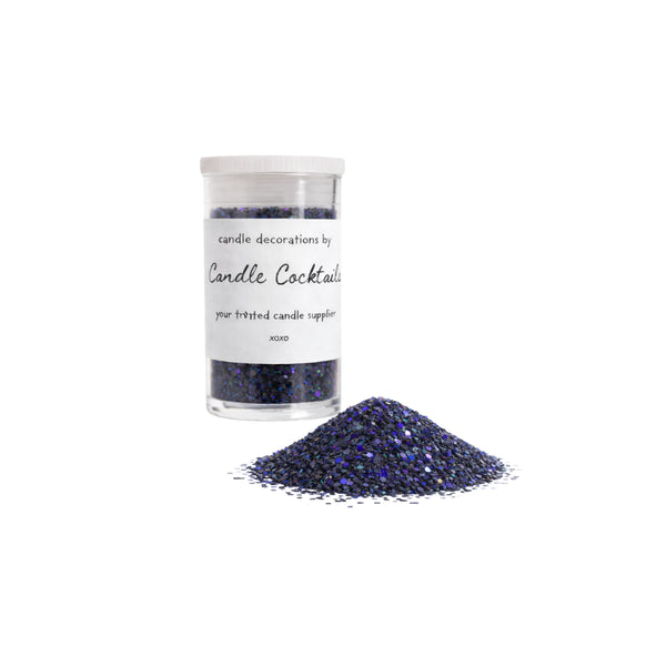 Chunky Glitzer | Chamäleon-Schwarz | Candle Cocktail® | #20