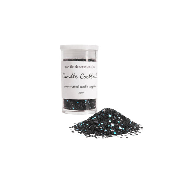 Chunky Glitzer | Schwarz | Candle Cocktail® | #22