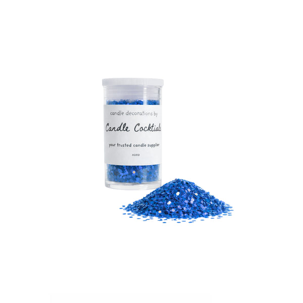 Chunky Glitzer | Dunkelblau | Candle Cocktail® | #8