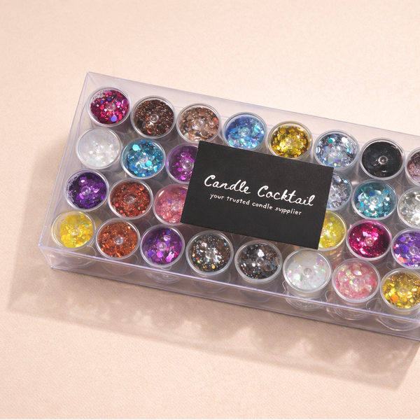 Chunky Glitzer Vorteilspaket | 32 Stück | Candle Cocktail®