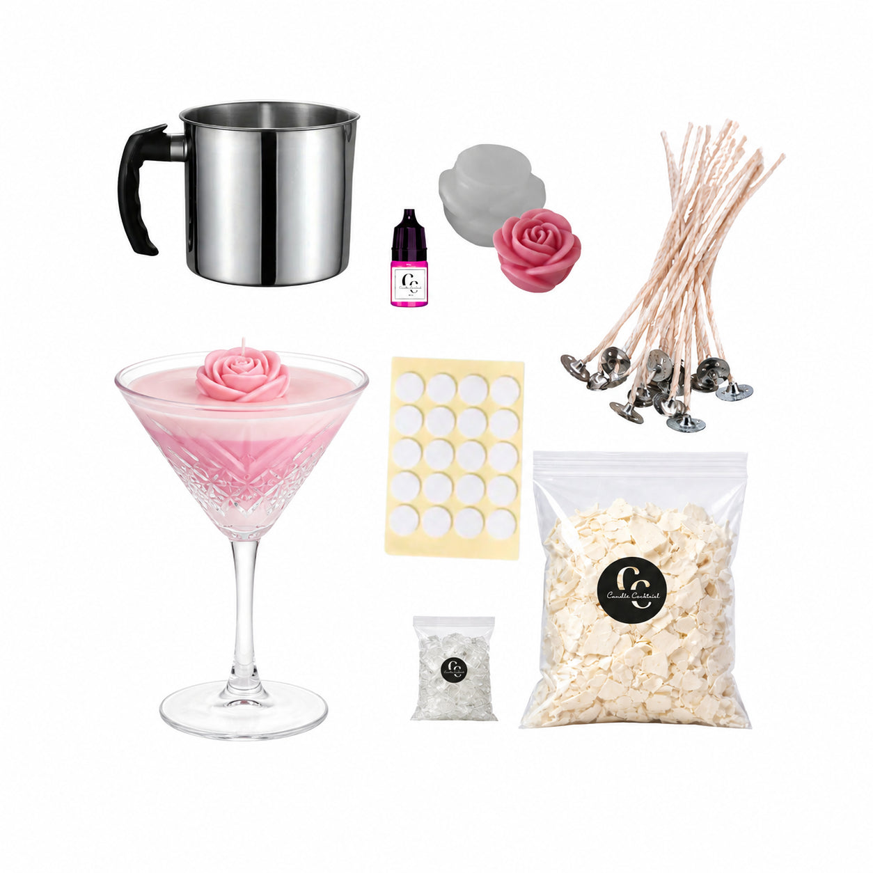 Love Martini Kerzen selbst herstellen | M | Candle Cocktail®