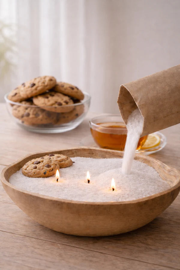 Candle Cocktail® Duft-Kerzensand | Süße Kekse | Inkl. Dochte