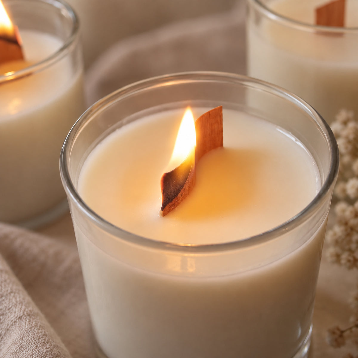 Holzdocht | S-Form | Inkl. Dochthalter | Candle Cocktail®