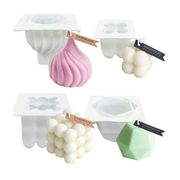 Silikonformen | 4er-Set Basisformen | Candle Cocktail®