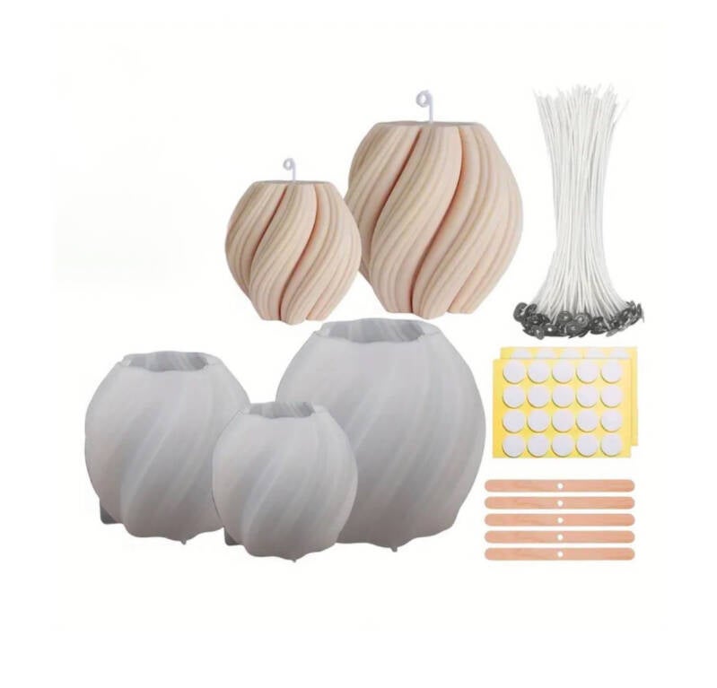 Silikonform | Swirl-Set | Candle Cocktail®