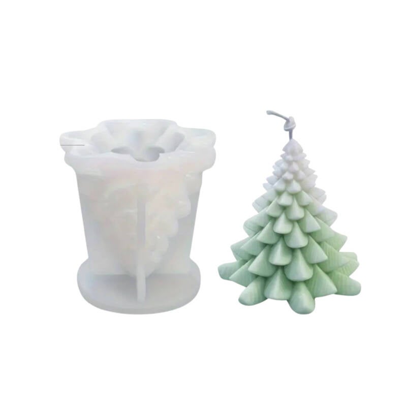 Silikonform | Tannenbaum | 8,2 x 8,5 cm | Candle Cocktail® | #17