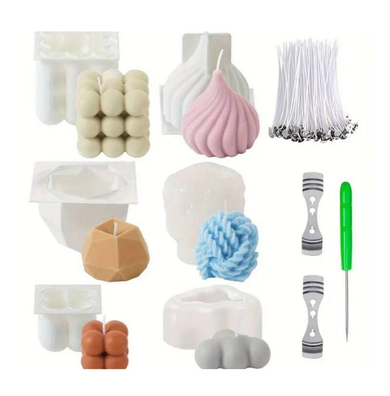 Silikonformen | Verschiedene Multipack Cloudy | Candle Cocktail®