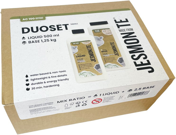 Jesmonite AC100 Box Duo-Set | 500 ml Liquid & 1,25 KG Base