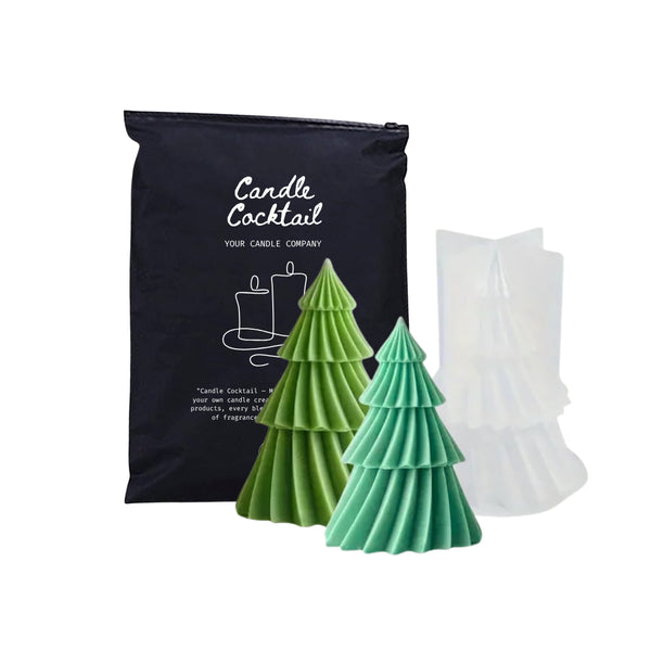 Silikonform | Klassischer Weihnachtsbaum | 8,8 x 6,2 cm / 10,3 x 7,3 cm | Candle Cocktail® — Small