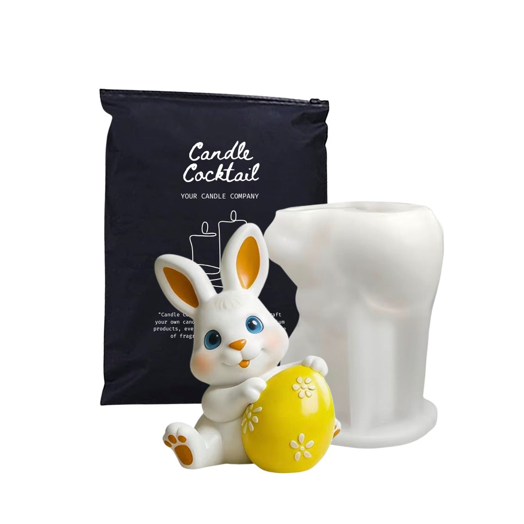 Kerzenform | Hase mit Osterei | Candle Cocktail® | #