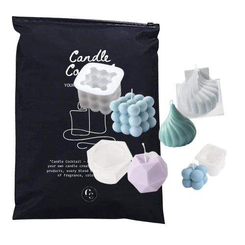 Silikonformen | 4er-Set Basisformen | Candle Cocktail®