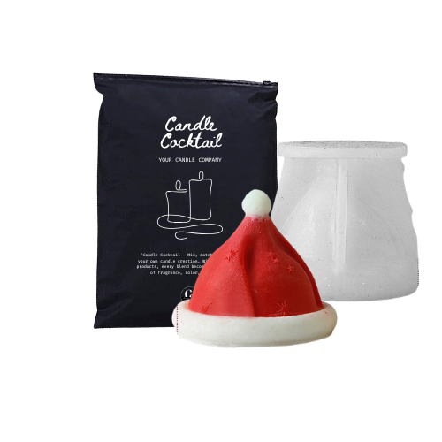 Kerzenform | Klassische Weihnachtsmütze | Candle Cocktail® | #304