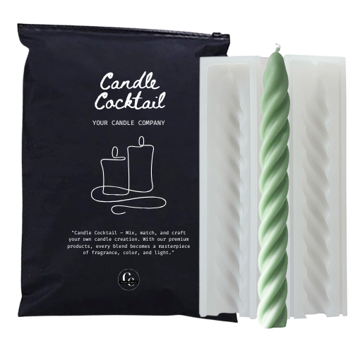 Kerzenform | Gedrehte Tafelkerze | Candle Cocktail® | #329