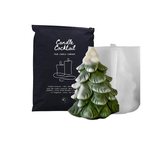 Kerzenform | Wald-Weihnachtsbaum | Candle Cocktail® | #345