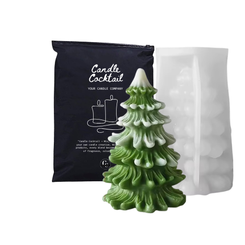 Kerzenform | Puffy Weihnachtsbaum | Candle Cocktail® | #346
