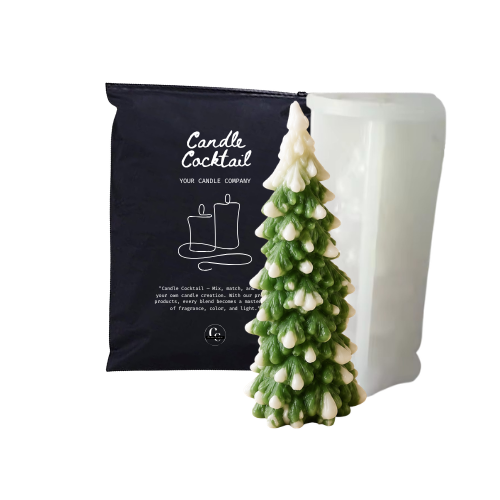 Kerzenform | Snowy Weihnachtsbaum XL | Candle Cocktail® | #356