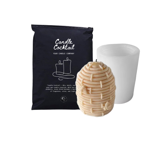 Kerzenform | Bienenstock mit Bienen | Candle Cocktail® | #373