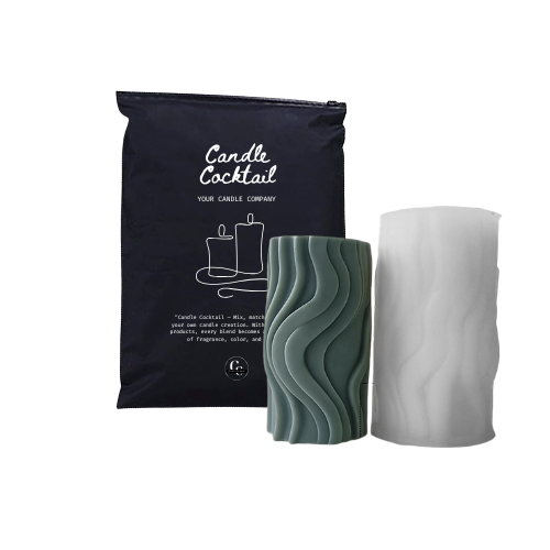 Kerzenform | Geschwungene Spirale | Candle Cocktail® | #385
