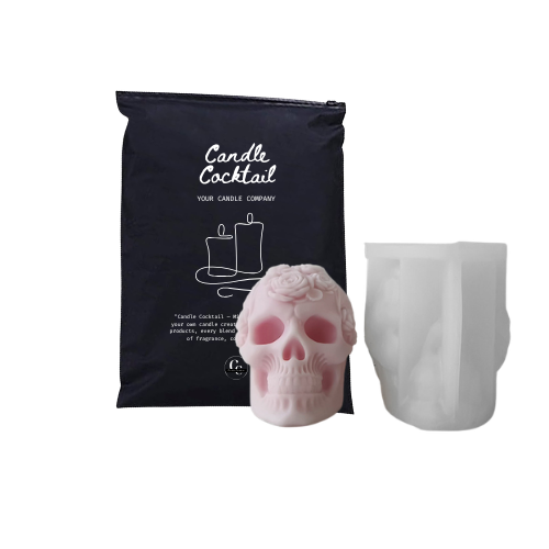 Kaarsenmal | Schedel Rozen | Candle Cocktail® | #386