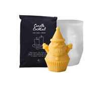 Kerzenform | Weihnachtsmann-Cupcake | Candle Cocktail® | #402
