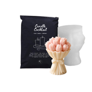 Kerzenform | Tulpenstrauß mit Schleife | Candle Cocktail® | #410