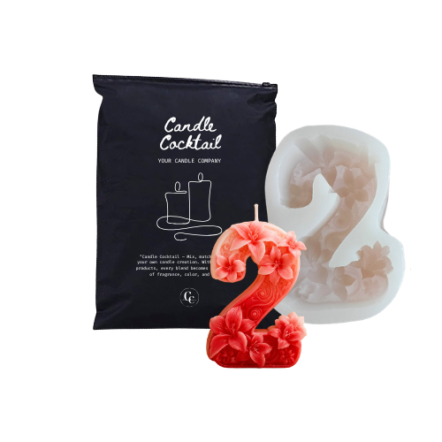 Kerzenform | Zahl 2 | Candle Cocktail® | #233