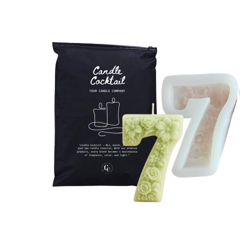 Kerzenform | Zahl 7 | Candle Cocktail® | #235