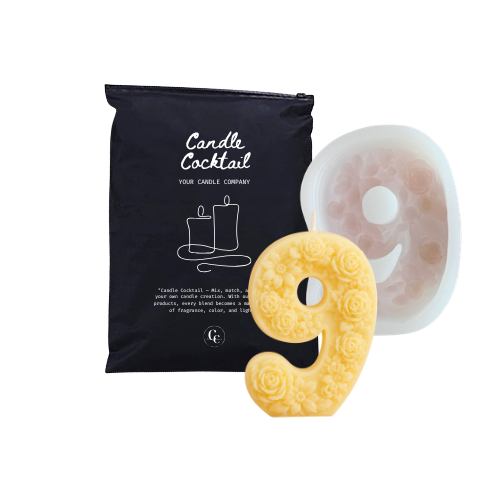 Kerzenform | Zahl 9 | Candle Cocktail® | #236