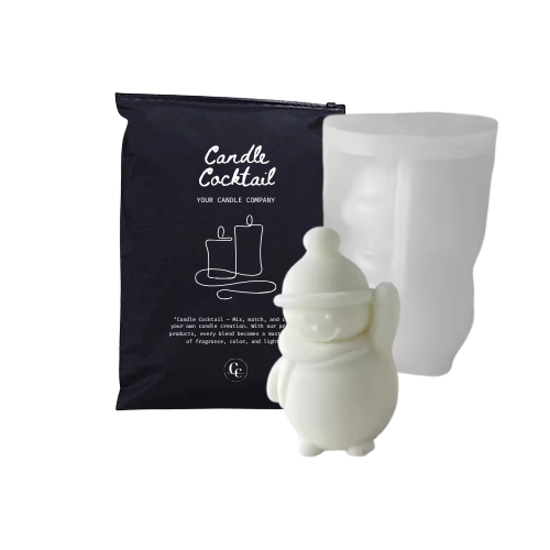 Kerzenform | Winkender Schneemann | Candle Cocktail® | #253
