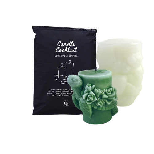 Kerzenform | Schildkröten-Stumpenkerze | Candle Cocktail® | #257