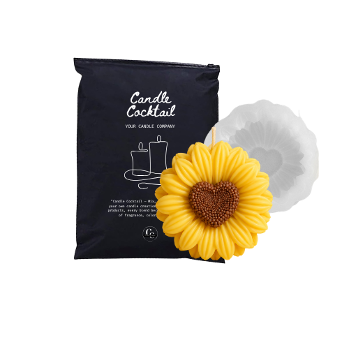 Kerzenform | Sonnenblumenherz | Candle Cocktail® | #280