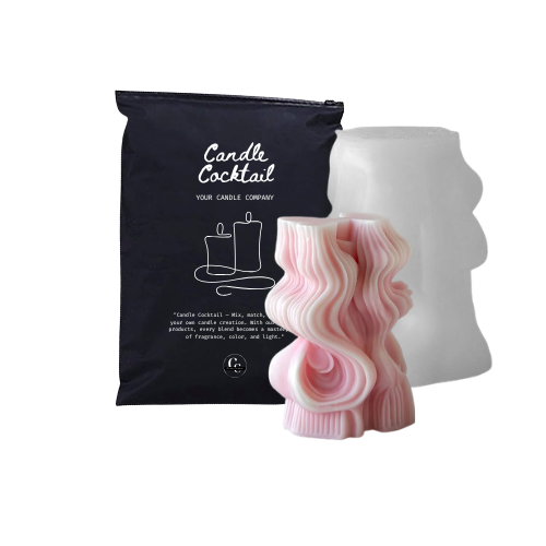 Kerzenform | Wellen-Spirale | Candle Cocktail® | #281
