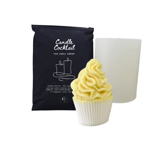 Kerzenform | Cupcake mit Frosting | Candle Cocktail® | #288