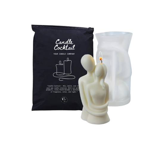 Kerzenform | Kuschelndes Paar | Candle Cocktail® | #300