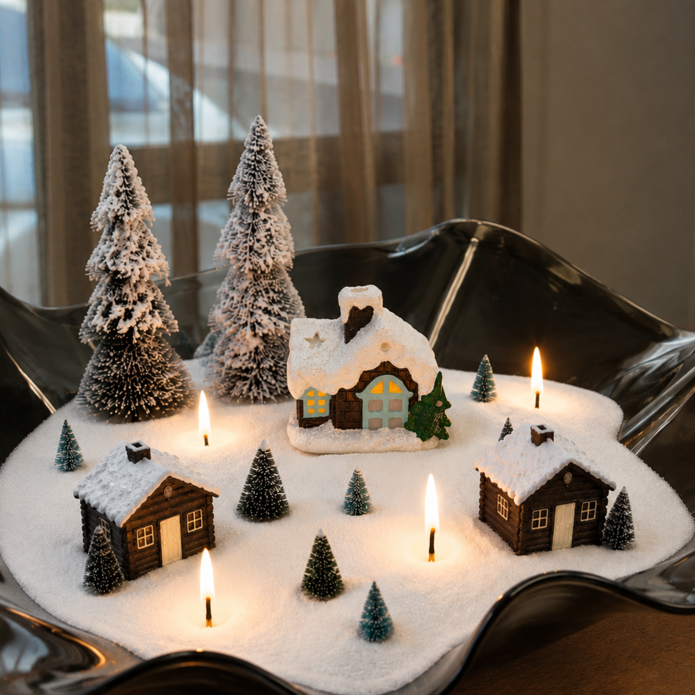 Dekoration | Gemütliches Winterhäuschen