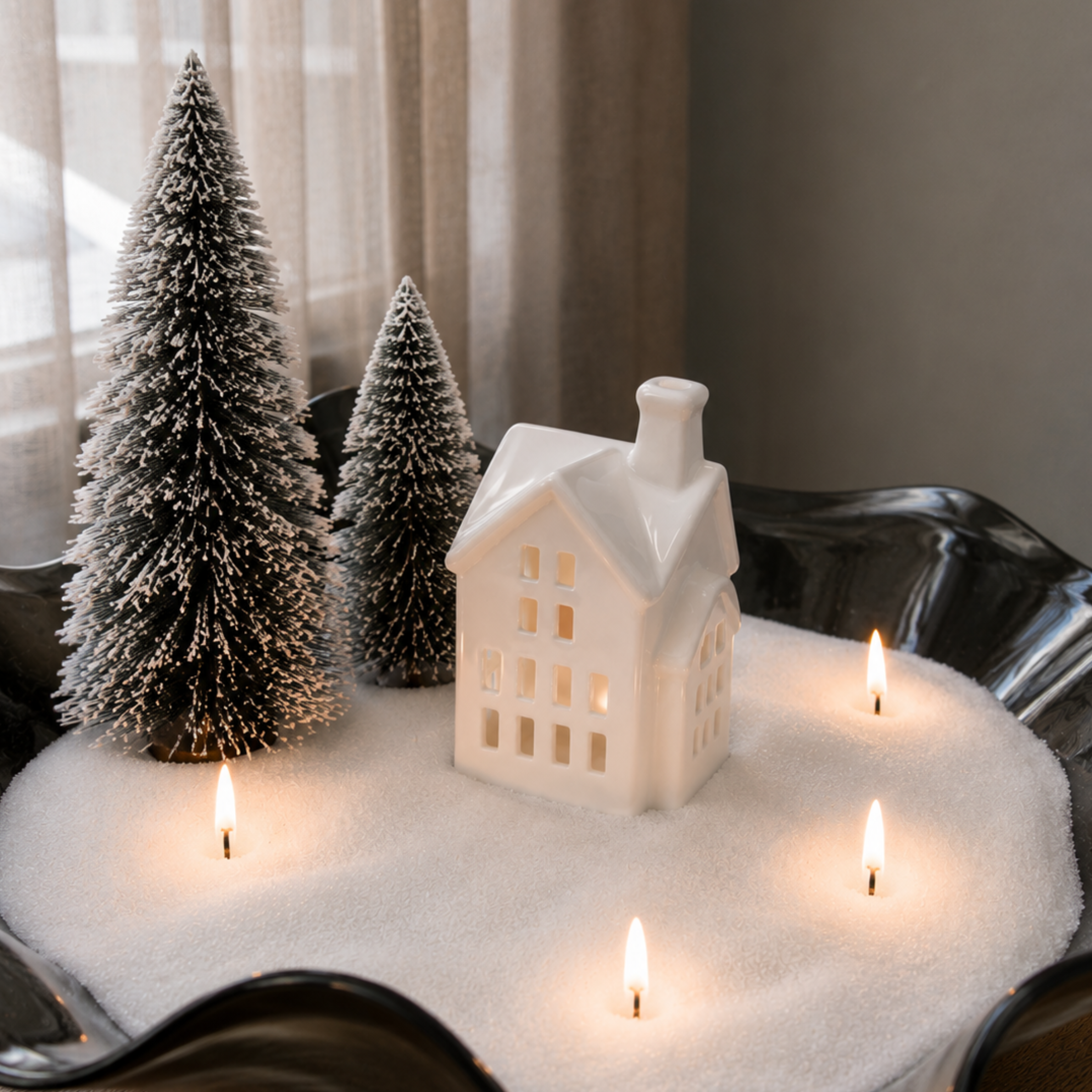 Dekoration | Elegantes Winterhaus