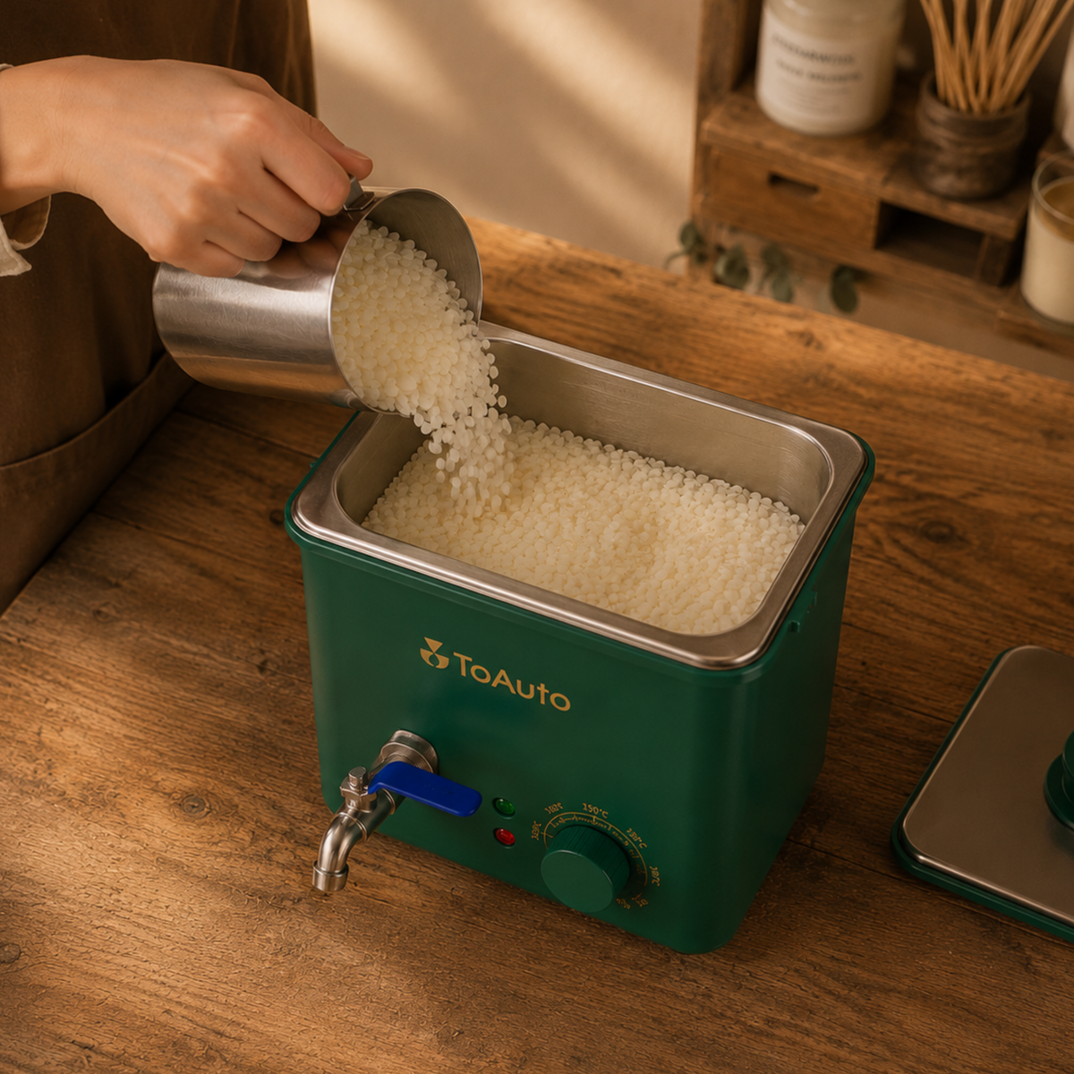 ToAuto Schmelzkessel 4L | Dunkelgrün