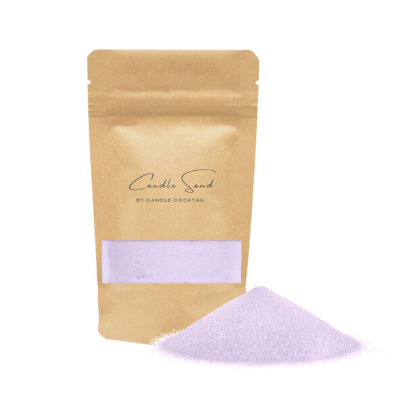 Candle Cocktail® | Kerzensand | Violett  | 5 KG mit 80 Dochte