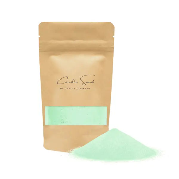Candle Cocktail® | Kerzensand | Grün | 25 KG mit 400 Dochte