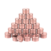 Kerzengläser | Rosa Gold