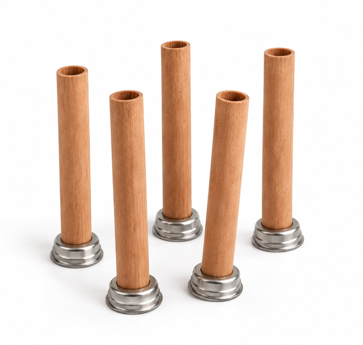 Holzdocht | O-Form | Inkl. Dochthalter | Candle Cocktail®